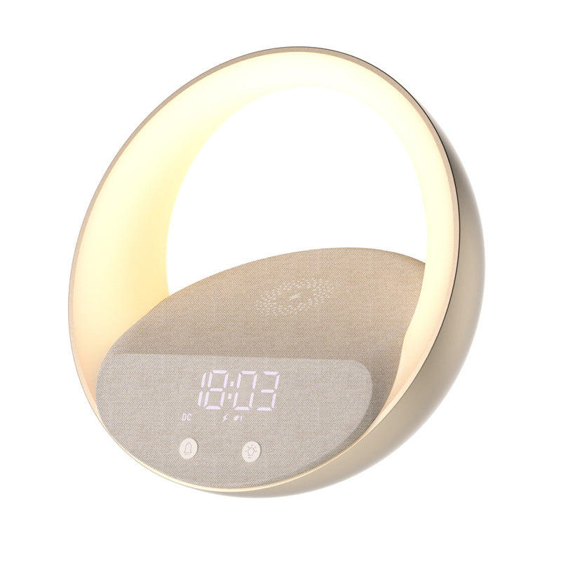 Multifunctional Wireless Charger Clock Wake-Up Light Bluetooth Speaker